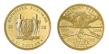 20 Dollar 2008 20 jaar Antony Nesty Suriname Proof