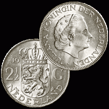 2 1/2 Gulden 1963 - Theo Peters Numismatiek & Filatelie B.V.