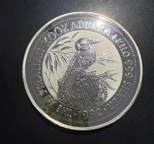 Australië Kookaburra 1992 1 kilo silver