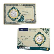 MIF 1 euromunt België 2026 ''100 jaar Belga'' BU in coincard