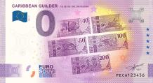 0 Euro bill Netherlands 2025 - Caribbean Guider 10, 20, 50, 100, 200 Guilders