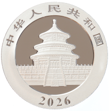 China Panda 2026 30 gram silver