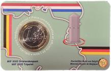 Coincard with 1 euro 2025 Drielandenpunt