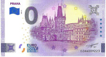 0 Euro biljet Tsjechië 2022 - Praha 