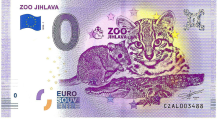 0 Euro biljet Tsjechië 2020 - Zoo Jihlava