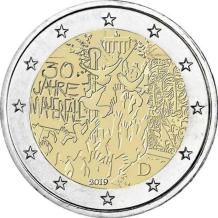 Duitsland 2 euro 2019 Berlijnse Muur UNC