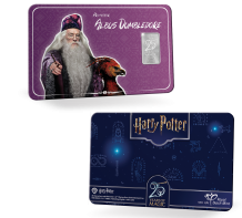 25 jaar Harry Potter 'Albus Dumbledore' 1 gram zilverbaar in finecard