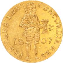 Kingdom of Holland Golden ducat 1807a