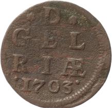 Gelderland Duit 1703