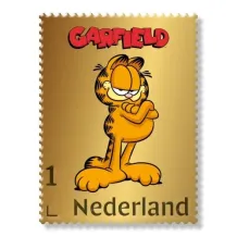 Nederland Gouden postzegel Garfield 2026