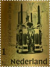 images/productimages/small/gouden-postzegel-praalgraf-willem-van-oranje-nederland.jpg
