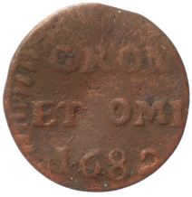 Groningen provincie Duit 1682