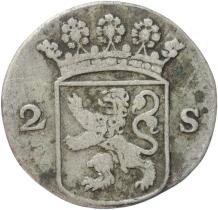 Holland Dubbele wapenstuiver 1745