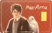25 jaar Harry Potter 'Harry Potter' 1 gram goudbaar in finecard