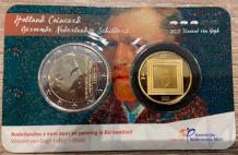 Holland Coincard 2021 met gouden penning