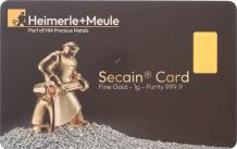 1 gram goudbaar Heimerle+Meule
