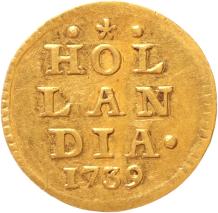 Holland Bezemstuiver goud 1739