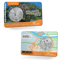 Hollandse Waterlinies Vijfje 2025 Coincard UNC
