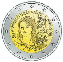 Italië 2 euro 2018 Gezondheid UNC