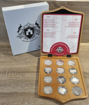 Zilveren Dukatenset 2020-2023 in cassette