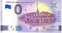 0 Euro biljet Portugal 2026 - Ponte de Lima - A Vila Mais Antiga De Portugal