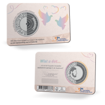 Openstelling huwelijk 5 euro 2026 Coincard BU