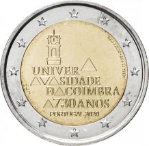 Portugal 2 euro 2020 Coimbra UNC