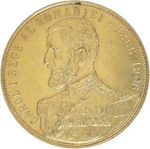 Romania 25 Lei gold 1906