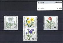 Themazegels Bloemen Duitsland nr. 629/632b