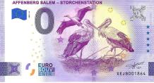 0 Euro biljet Duitsland 2022 - Affenberg Salem X Storchenstation