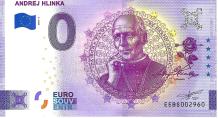0 Euro biljet Slowakije 2022 - Andrej Hlinka