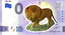 0 Euro biljet Turkije 2022 - Aslan KLEUR