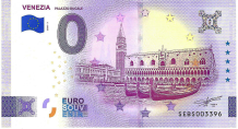 0 Euro biljet Italië 2026 - Venezia - Palazzo Ducale