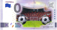 0 Euro biljet Italië 2026 - Football KLEUR