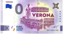 0 Euro biljet Italië 2026 - Verona GOLD LABEL