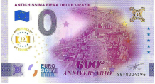 0 Euro biljet Italië 2025 - Antichissima Fiera Delle Grazie ANNIVERSARY