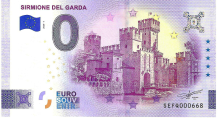 0 Euro biljet Italië 2026 - Sirmione del Garda