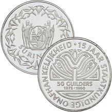 50 gulden 1990 15 jaar Onafhankelijkheid Proof