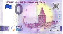 0 Euro biljet Turkije 2026 - Istanbul - Galata Kulesi ( Galata Tower )