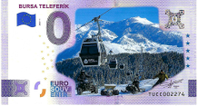 0 Euro biljet Turkije 2026 - Bursa Teleferik KLEUR