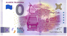 0 Euro note Turkey 2026 - Alanya Teleferik GOLD LABEL
