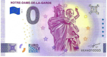 0 Euro biljet Frankrijk 2025 - Notre-Dame-De-La-Garde