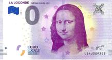 0 Euro biljet Frankrijk 2018 - La Joconde Mona Lisa