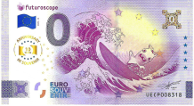 0 Euro biljet Frankrijk 2025 - Futuroscope ANNIVERSARY