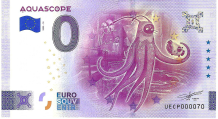 0 Euro biljet Frankrijk 2025 - Aquascope