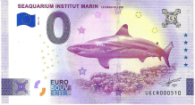 0 Euro biljet Frankrijk 2026 - Seaquarium Institut Marin - Le Grau-du-roi