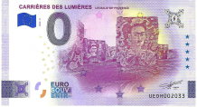 0 Euro biljet Frankrijk 2026 - Carrières des Lumières - Les Baux-de-Provence
