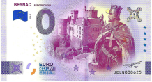 0 Euro biljet Frankrijk 2026 - Beynac - Périgord Noir