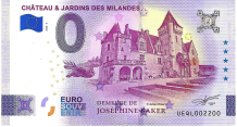 0 Euro biljet Frankrijk 2026 - Château & Jardins des Milandes