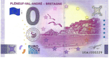 0 Euro biljet Frankrijk 2026 - Pléneuf-Val-André - Bretagne